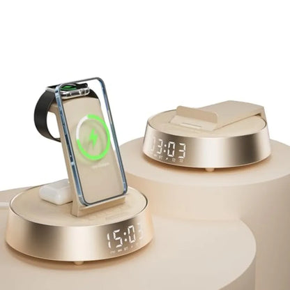 Alarm Clock with Wireless Charging Station - ElectronAge