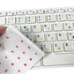 1PC Multicolour Russian Transparent Keyboard Stickers Language Alphabet Black White Label For Computer PC Dust Protection Laptop
