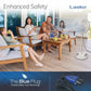 16-Inch Oscillating Stand Fan with Adjustable Height, 3 Speeds for Quiet Cooling in Any Room
