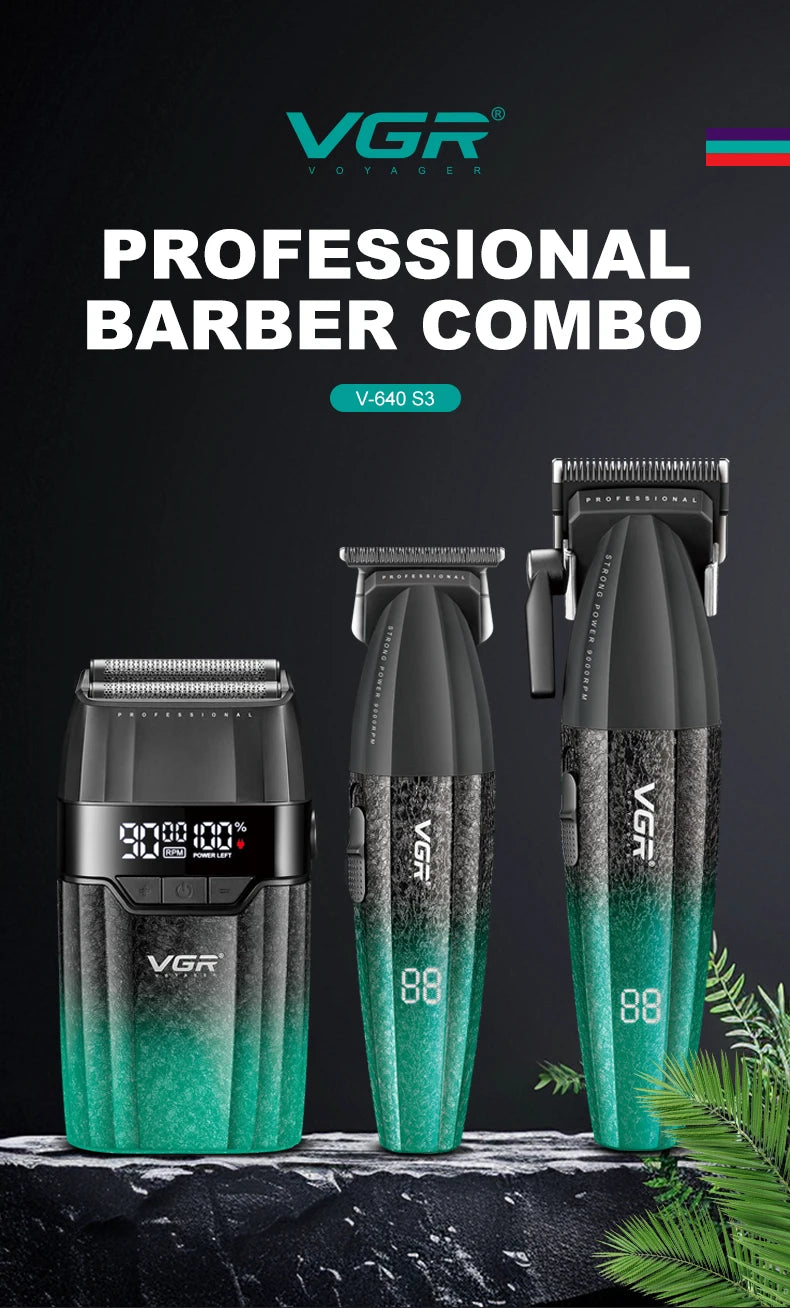 VGR Hair Trimmer Professional 9000 RPM Hair Clipper - ElectronAge