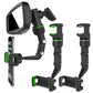 Car Rearview Mirror Phone Holder 360° Rotatable and Retractable Car Phone Mount Multifunctional Rear View Mirror Holder