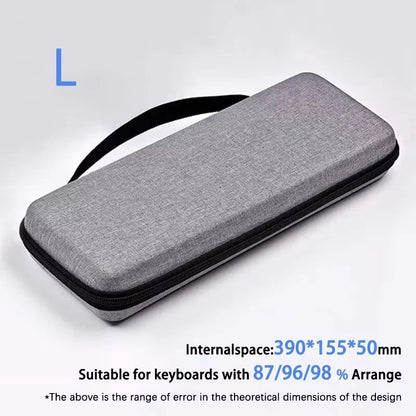 1pc Professional EVA Keyboard Case, Waterproof Protective Bag for Mechanical Keyboard 61 To Full Size, Travel & Home Use
