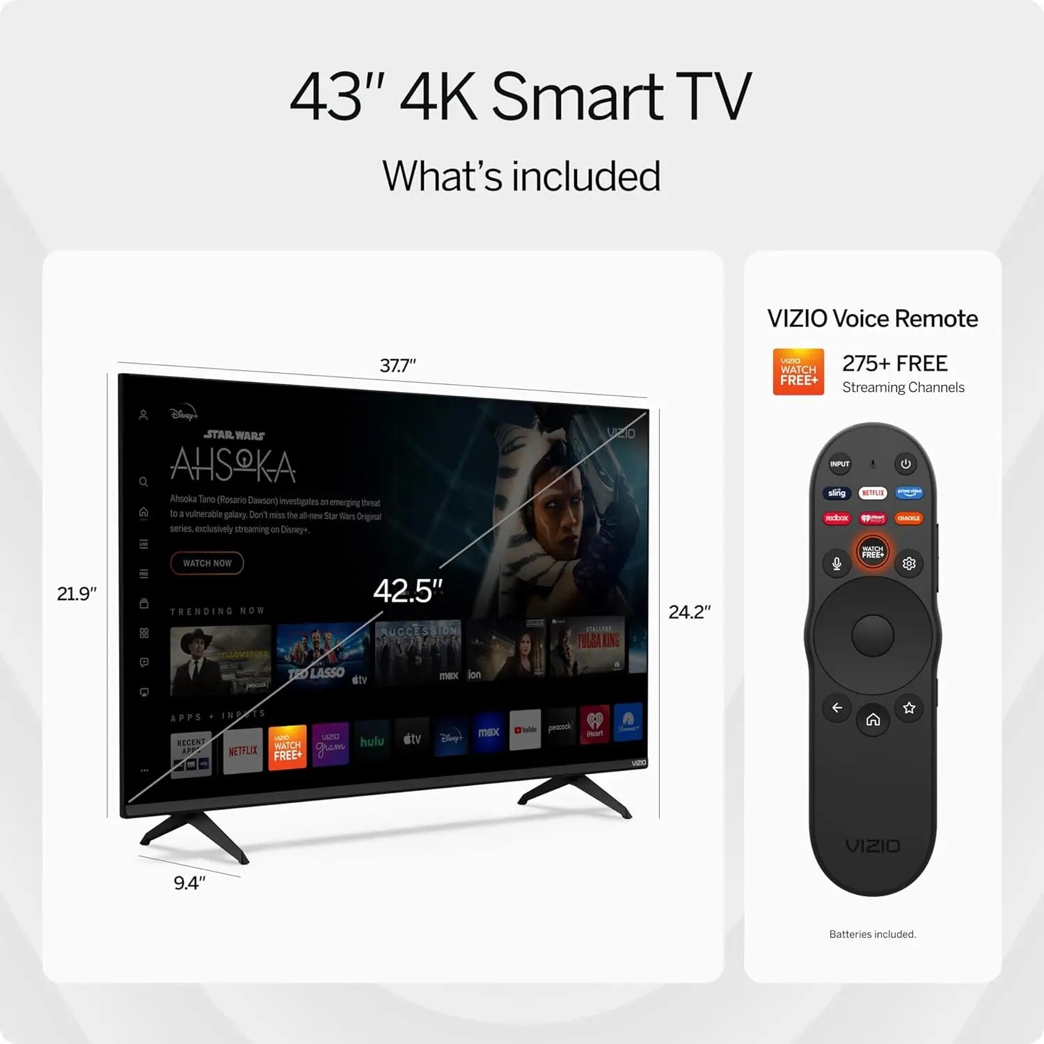 43-inch 4K UHD LED Smart TV - ElectronAge