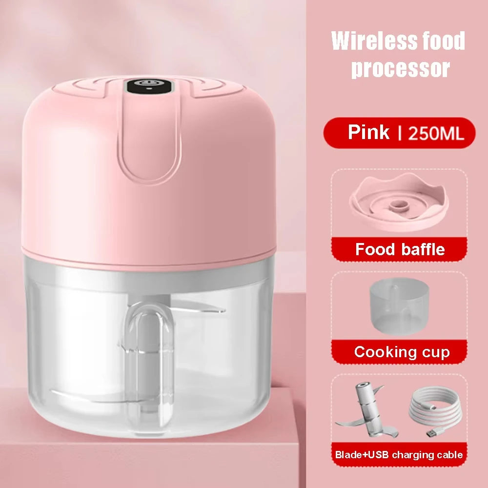 XIADYINJIA 1 set of ginger and garlic grinder 260ML - ElectronAge