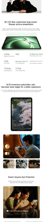 Xiaomi Tablet REDMI K Pad 2025 8.8"3K 165Hz eye-protecting screen Dimensity9400+ processor 7500mAh Dual USB-C connecto Tablet PC