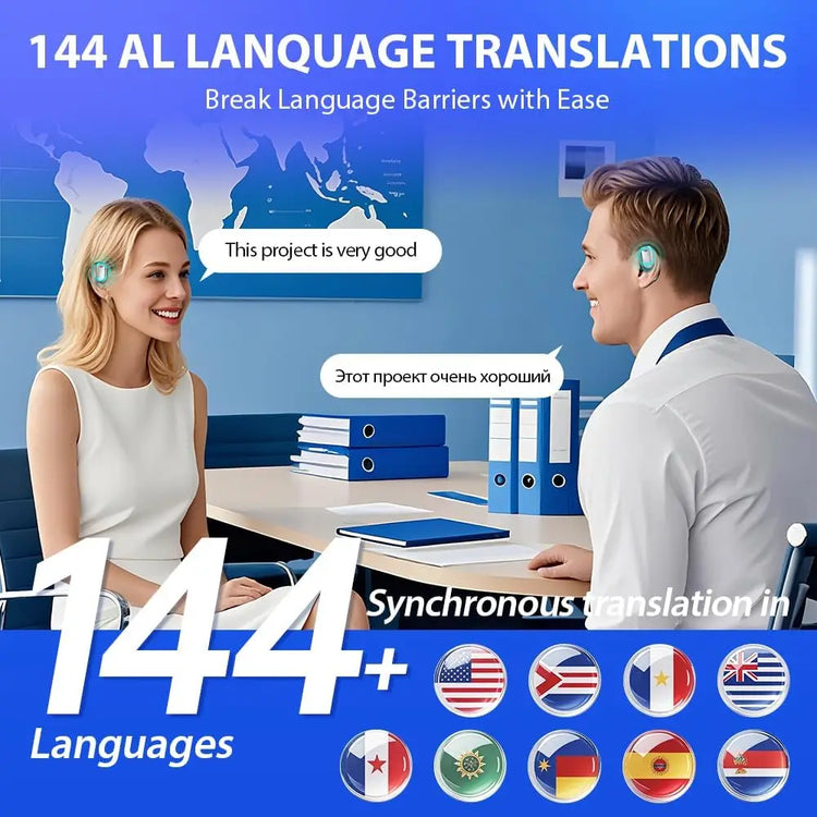 UYUXIO Real Time Translation Wireless Earbuds - ElectronAge