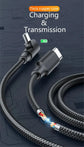 90 Degree Elbow USB C Fast Charge Cable For iPhone 17 16 15 Pro Max Samsung Xiaomi Redmi POCO OnePlus Nylon Braided Type C Cable