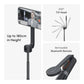 ShiftCam SnapStand Max Magnetic Selfie Stick Tripod Compact Foldable Extendable with Tilt Head and Magnetic Bluetooth Remote in