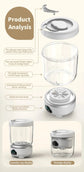 1.6L Foldable Mini Washing Machine Portable  Home Clothes Socks Underwear Cleaning Washing Machine Travel Washing Machine