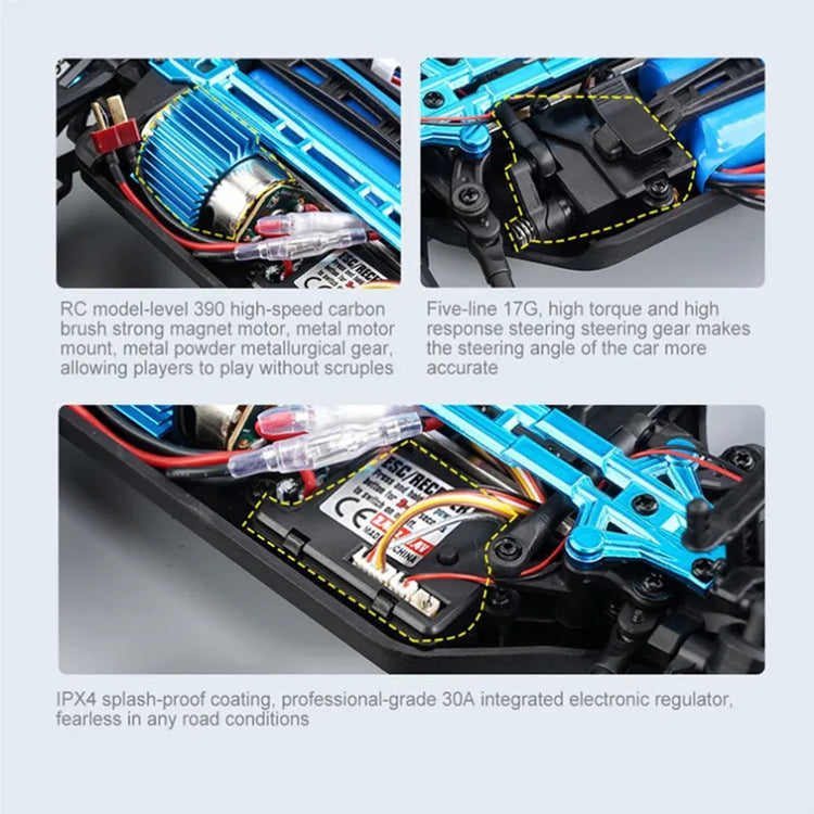 WLTOYS 16102 RC Cars 2.4G 390 Moter - ElectronAge