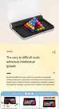 120 Challenges - Intelligence Development - 3D Puzzle Game - Classic Pyramid Beads Logical Thinking Toy