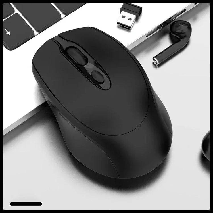 Wireless Computer Mouse Rechargeable 2.4G Bluetooth-Compatible - ElectronAge