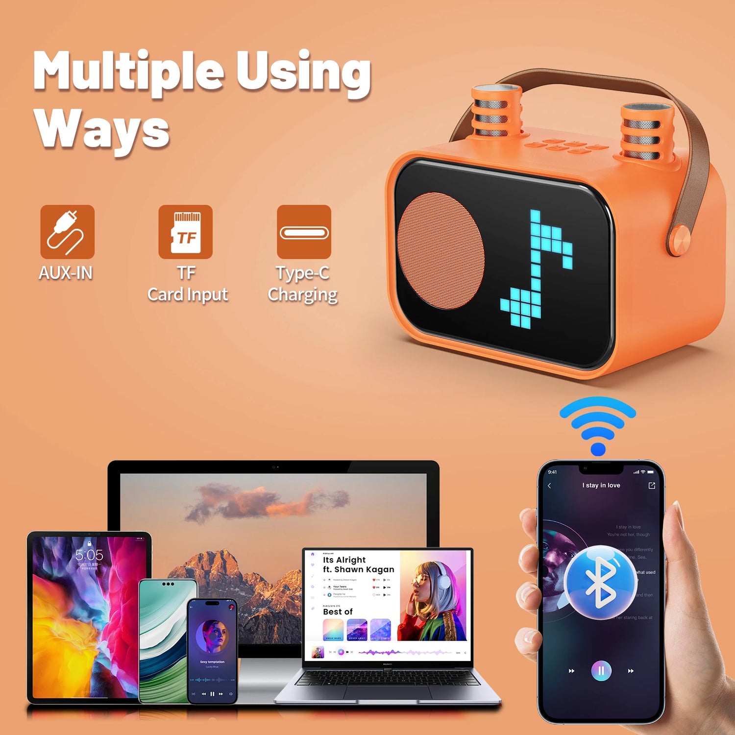 FanFun Bluetooth Speaker - ElectronAge