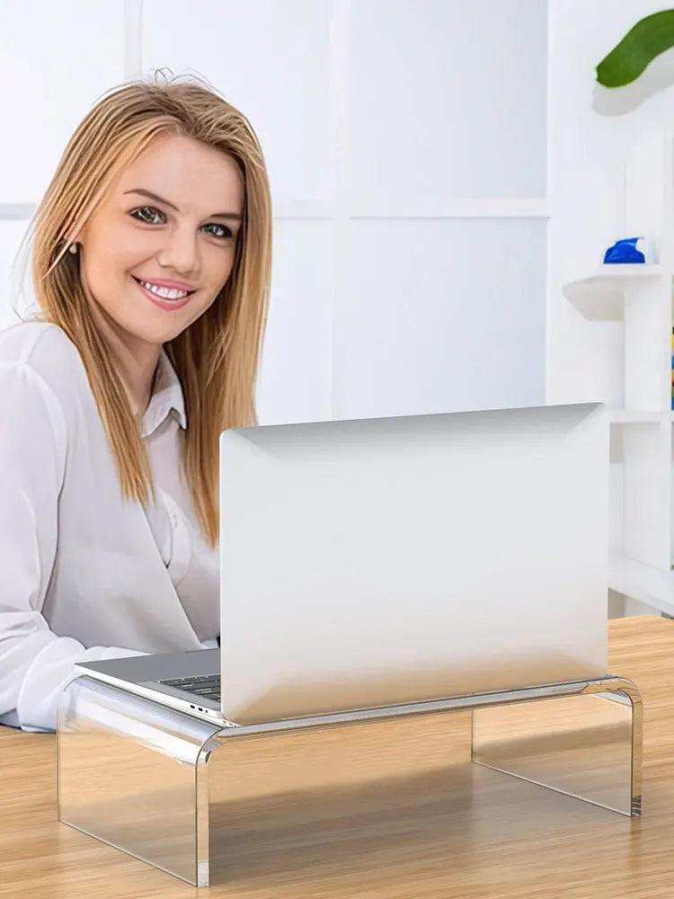 Acrylic Monitor Stand Computer Stand Desk - ElectronAge