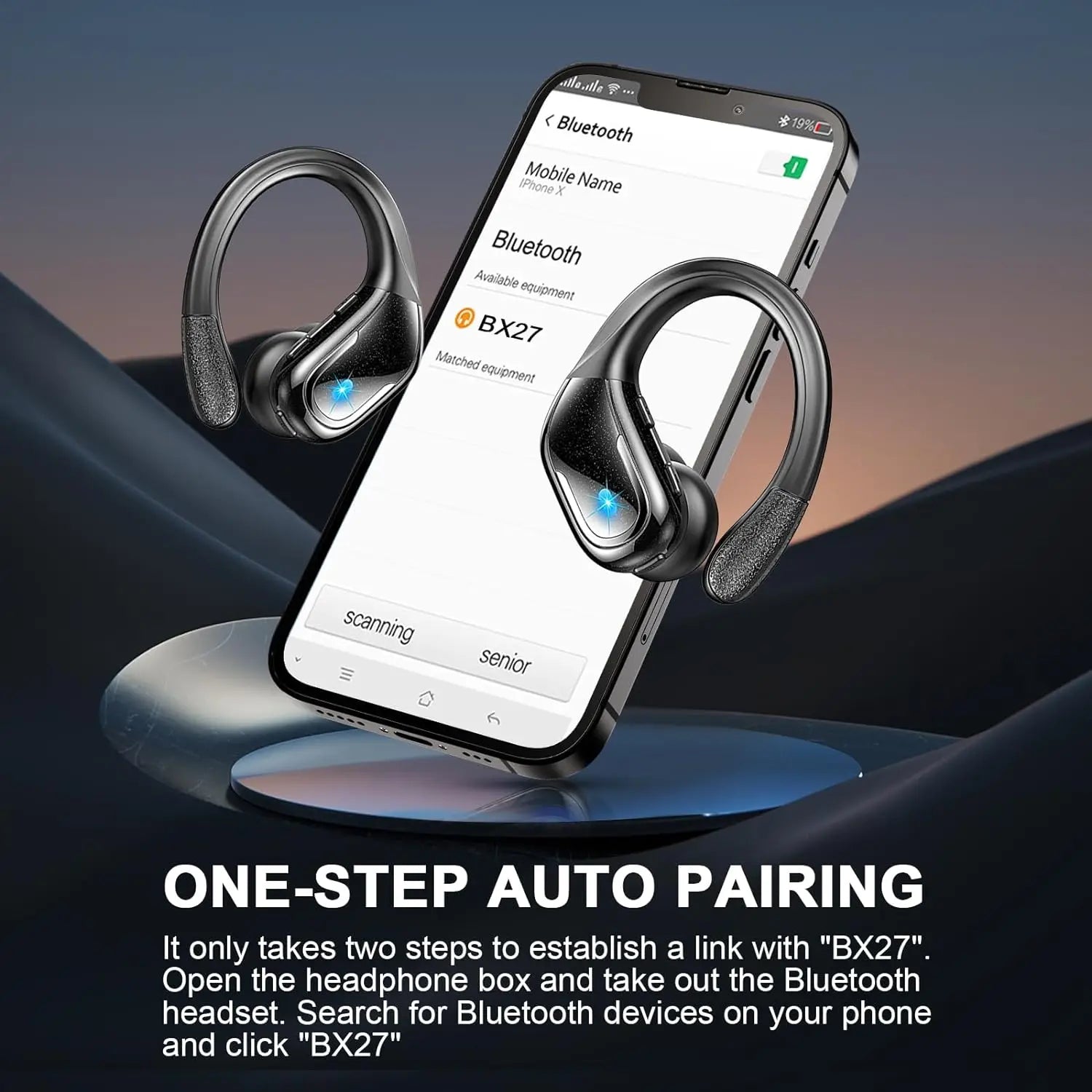 arikasen 75Hrs Bluetooth 5.3 Earphones - ElectronAge