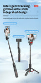Roreta 360° Rotation Automatic face following Shooting Gimbal Stabilizer Selfie Stick Tripod For iPhone Smartphone Live holder