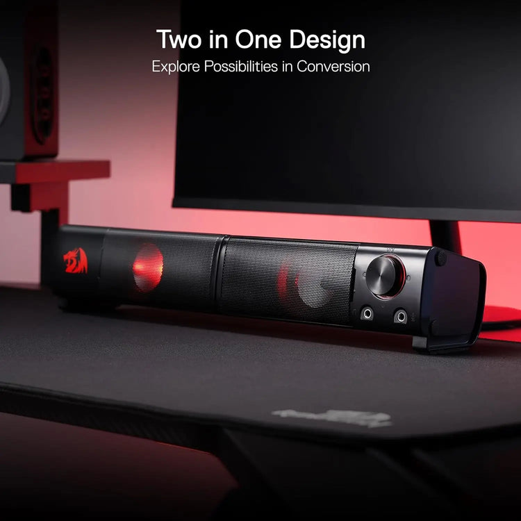 Redragon GS550 PC Gaming Speakers 2.0 Channel - ElectronAge