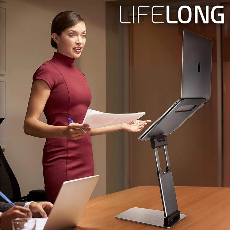 Adjustable Ergonomic Laptop Stand, Height 2.1-13.8" - ElectronAge
