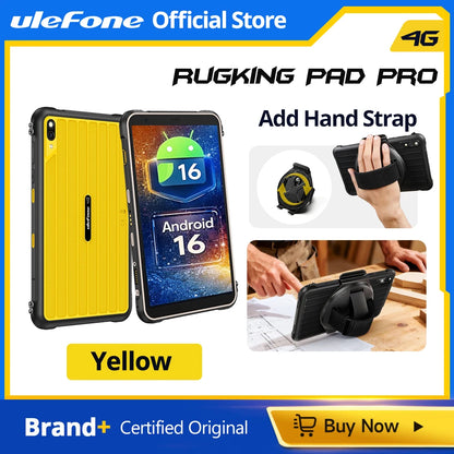 [Built-in eSIM] Ulefone RugKing Pad Pro Rugged Tablet 4G 8.68“90Hz 7100mAh Android 16 , Up to 16GB RAM 128GB ROM Global version