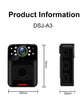 Waterproof Small Body Camera 1080P File Encryption Infrared Night Vision Cam Mini Bodycam Sport DV Law Enforcement DVR Recorder