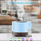 7-Color Wood Grain Diffuser 500ml | Essential Oil Humidifier with Remote Control, Auto Shut-Off &  6 Aromatherapy Oils