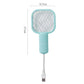 Small Electric Mosquito Killer 5 Layer Security Net Compact Portable USB Interface Electric Fly Swatter for Home Outdoor Camping