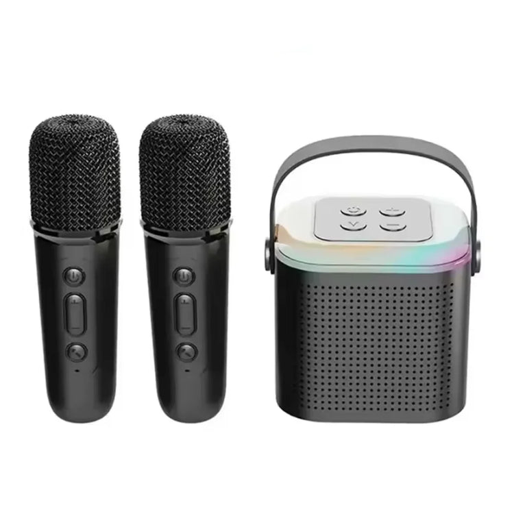 Mini Karaoke Machine LED Portable Bluetooth Speaker - ElectronAge