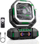 Rechargeable Portable camping Fan 40000mah 720° Rotating Hanging Fan Night Light Air Cooler Outdoor Camping Tent fans ventilador