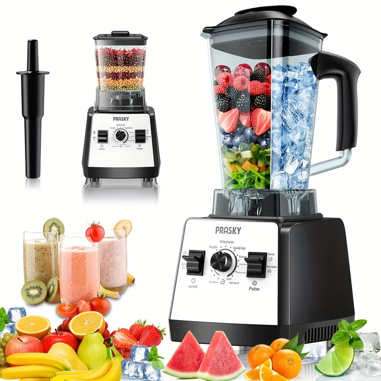 PRASKY 2400W Blender and Grinder Combo - ElectronAge