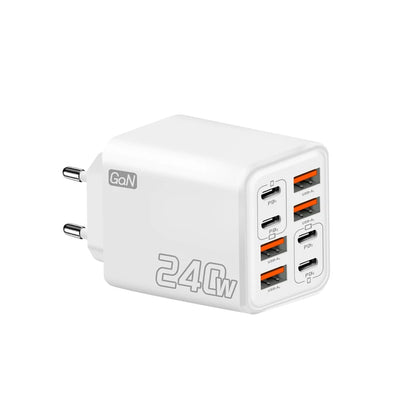 Xiaomi 240W Multi Port Charger PD Smartphone Fast Charging 4USB4 Type-C Charging Head European and American Standard Adapter