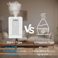 4L Capacity 304 Stainless Steel Warm Mist Humidifier for Bedroom and Nursery, 500 mL/h Output, Dishwasher Safe, Easy Cleaning, E