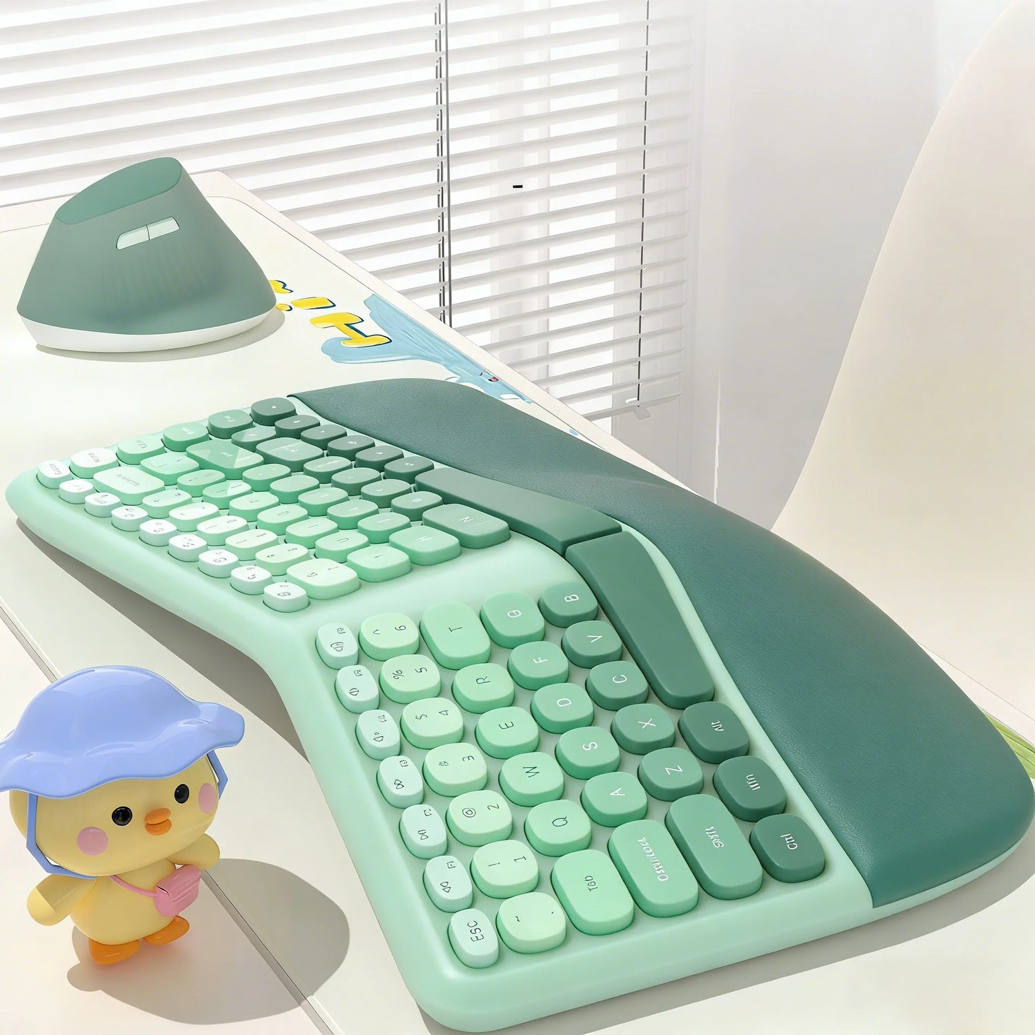 MOFii 1 Set Ergonomic Wireless Keyboard and Mouse Combo - ElectronAge
