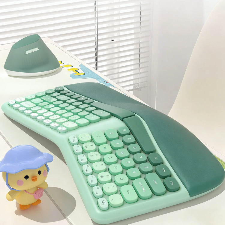MOFii 1 Set Ergonomic Wireless Keyboard and Mouse Combo - ElectronAge