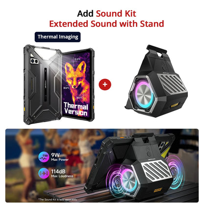 Ulefone Armor Pad 4 Ultra 5G Rugged Tablet Thermal lmaging 11800mAh 10.36"2K 16GB + 256GB Android 14 LED  Light