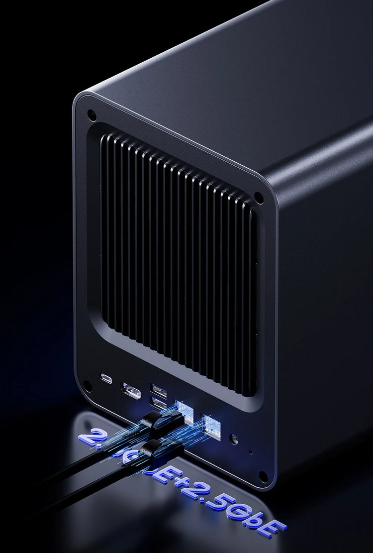 SZBOX WTR Pro 6 Bay NAS Mini PC - ElectronAge