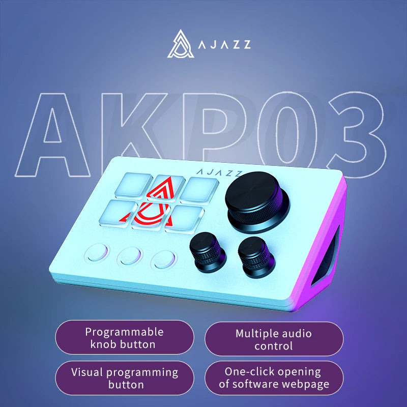 Ajazz AKP03E/153E Programmable Macro Keyboard - ElectronAge
