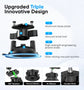 Universal Metal Car Phone Mount, 360° Rotation for Windshield/Dashboard