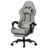 Massage Gaming Chair with 360°-Swivel and Headrest - ElectronAge