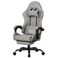 Massage Gaming Chair with 360°-Swivel and Headrest - ElectronAge