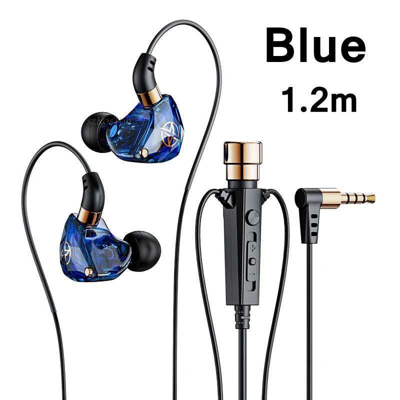 SZKOSTON Wired HiFi Headphones with Mini Condenser Microphone - ElectronAge