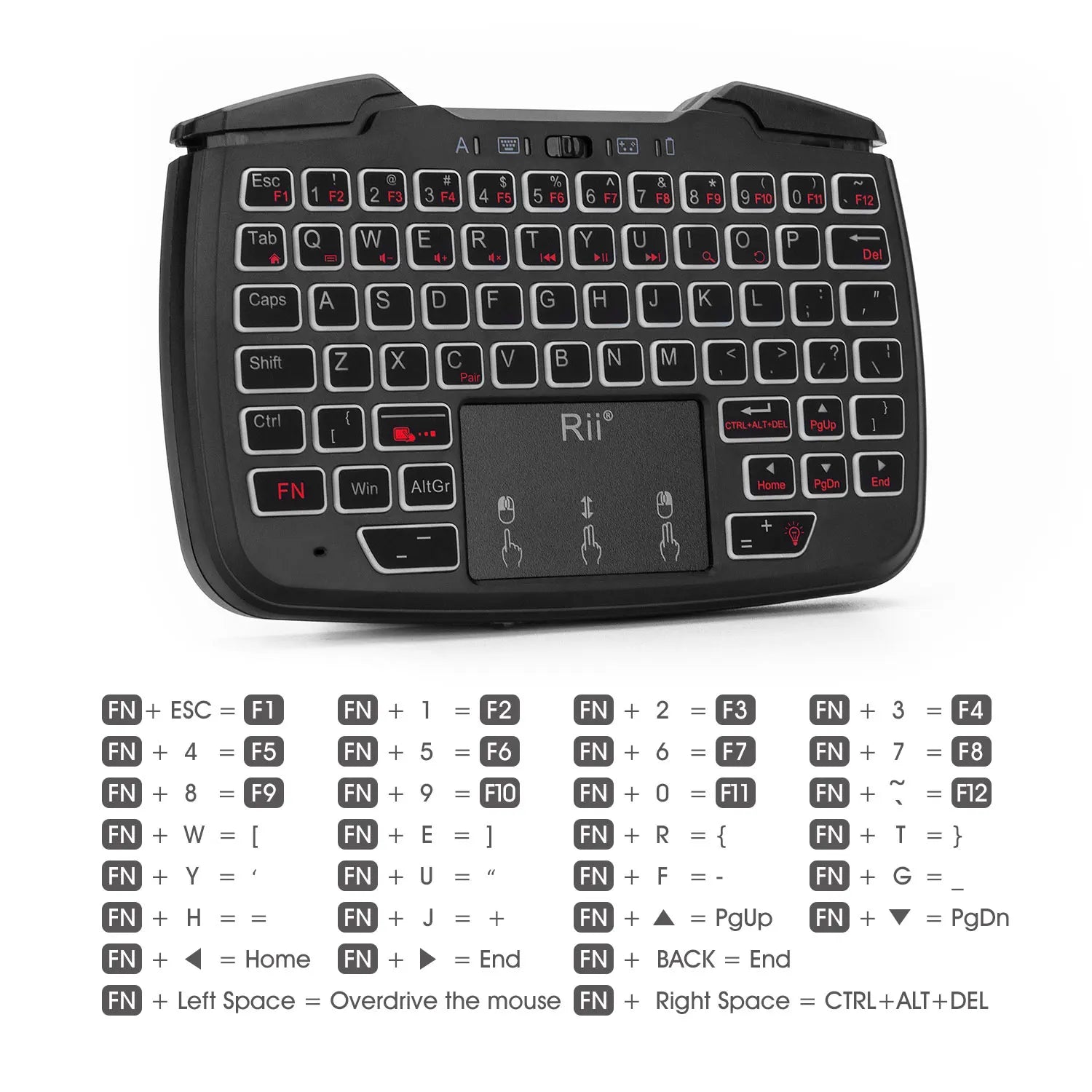 Rii RK707 Mini Keyboard - ElectronAge