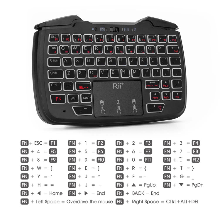 Rii RK707 Mini Keyboard - ElectronAge
