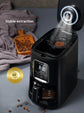 220V Coffee Machine Drip Coffee Maker With Grinding Function Fully Automatic Coffee Grinder Coffee Tea Brewing Machine