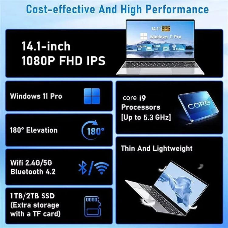 ACEKAMAS 14.1" intel Core i9-10980HK laptop - ElectronAge
