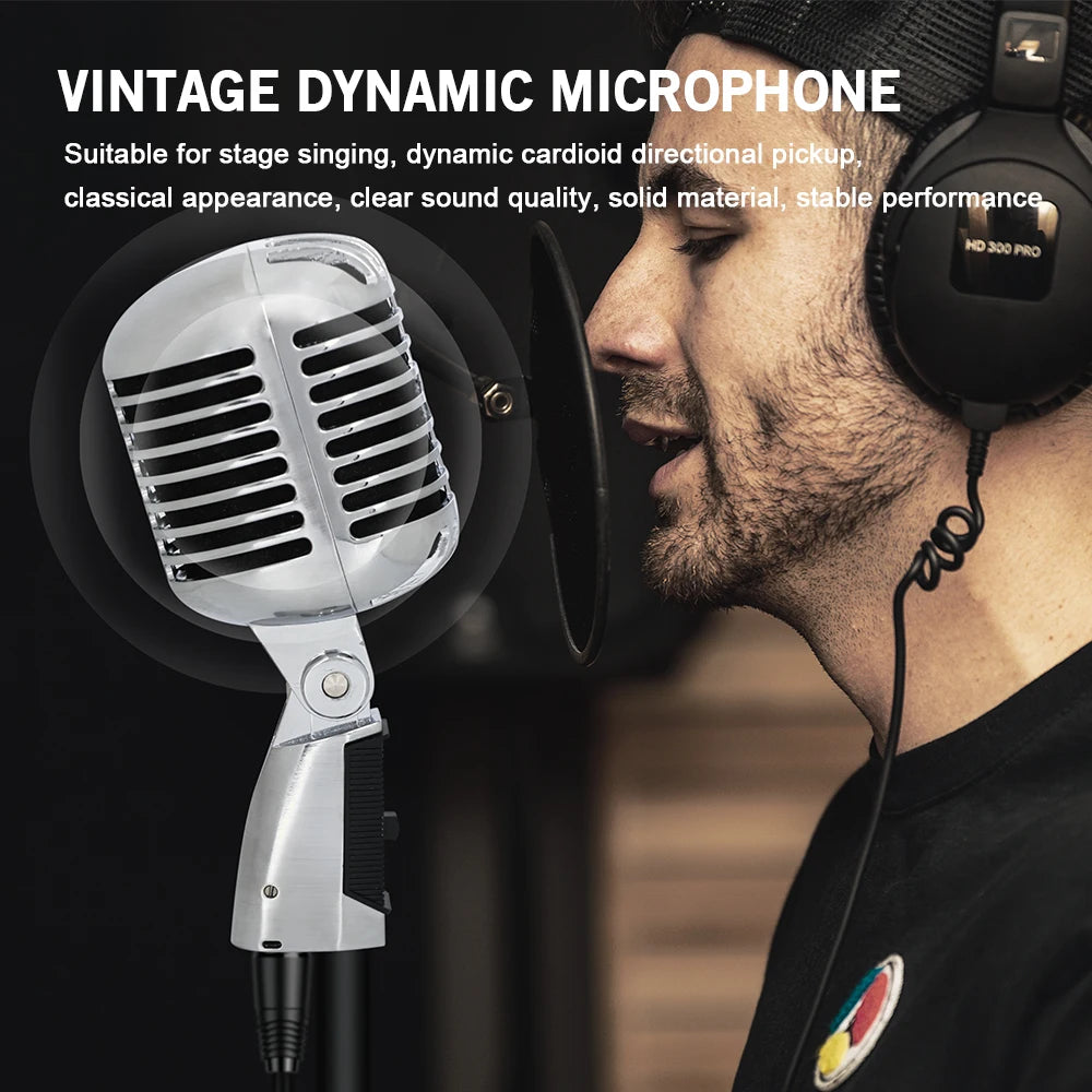 KDES 55SH SERIES II Professional Wired Vintage Classic Microphone - ElectronAge