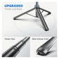 3-in-1 Bluetooth Selfie Stick Tripod with Remote for 360 Extendable Portable Vlogging Stand Black Lightweight and Adjustable