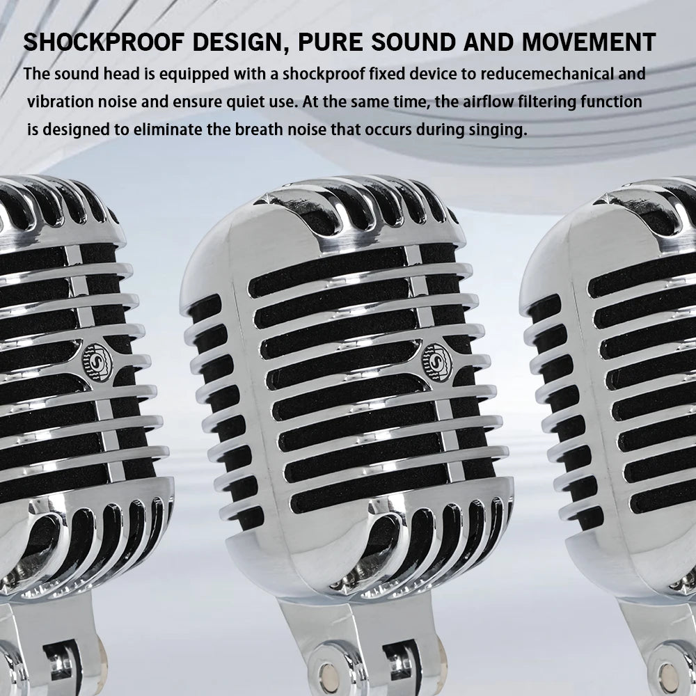 KDES 55SH SERIES II Professional Wired Vintage Classic Microphone - ElectronAge
