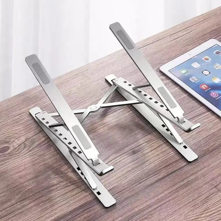 Laptop Stand For Macbook Folding Adjustable Aluminum - ElectronAge