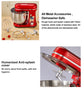 BioloMix Kitchen Food Stand Mixer, Blender, Quiet Motor, Cream Egg Whisk, Whip Dough Kneader, 6-Speed, 1200 W, 6 L, DC - ElectronAge