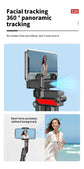 Roreta 360° Rotation Automatic face following Shooting Gimbal Stabilizer Selfie Stick Tripod For iPhone Smartphone Live holder